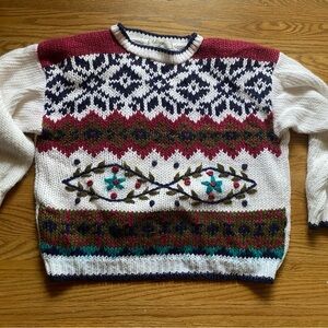 Allison Brittney Multicolor Knit Sweater
